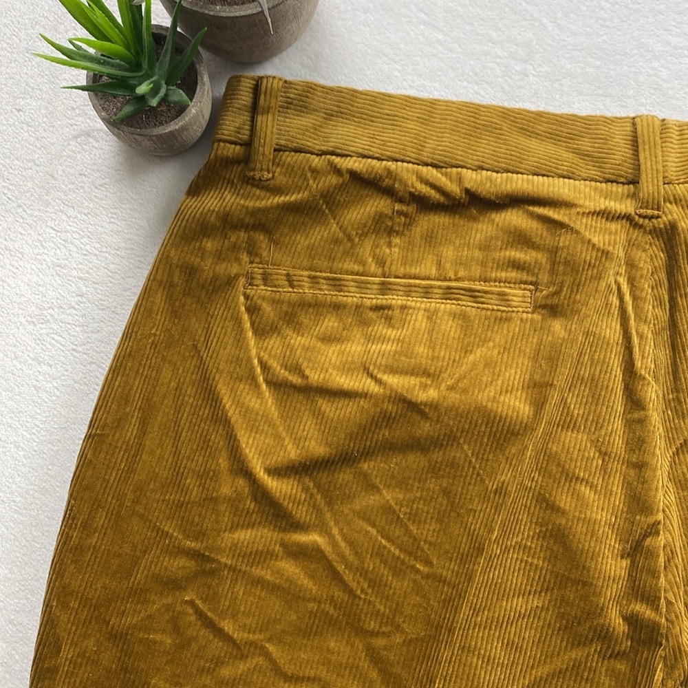 Bonobos Pleated Stretch Corduroy Trouser/Pant (Mustard) *NWOT* - Picture 9 of 16